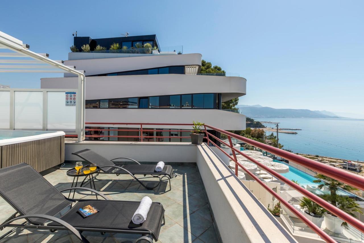 Seaside Penthouse With Hot Tub Sky Living Apartamento Split Exterior foto